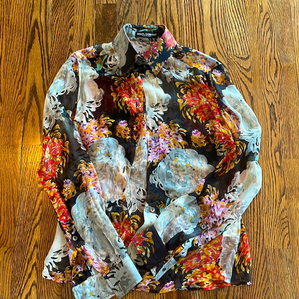 Dolce Gabbana silk blouse size 38